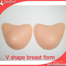 Real Touching Nude Transparent Silicone Breast Form (DYSB-002)